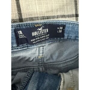 Hollister California High Rise Super Skinny Jeans W30 L30 Distressed Blue